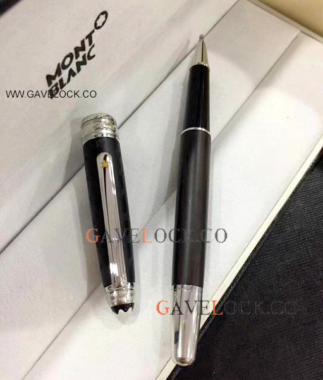 Perfect Gift Replica Mont Blanc Petit Prince Black Wood Rollerball pen